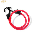 Hot Sell Strong Polyester Elastic luggage cord Rope Plastic Hook Metal Hook